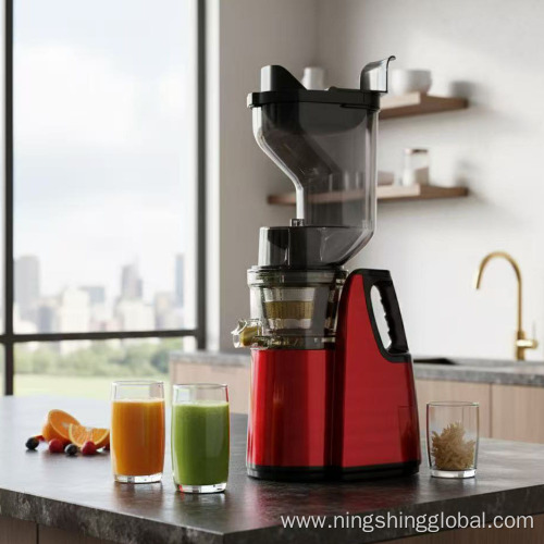 Electric Citrus Fruit Juicer Blender with Stainless Steel 400ml Capacity Self Cleaning Quiet Motor Slow Juicer Household Spanish